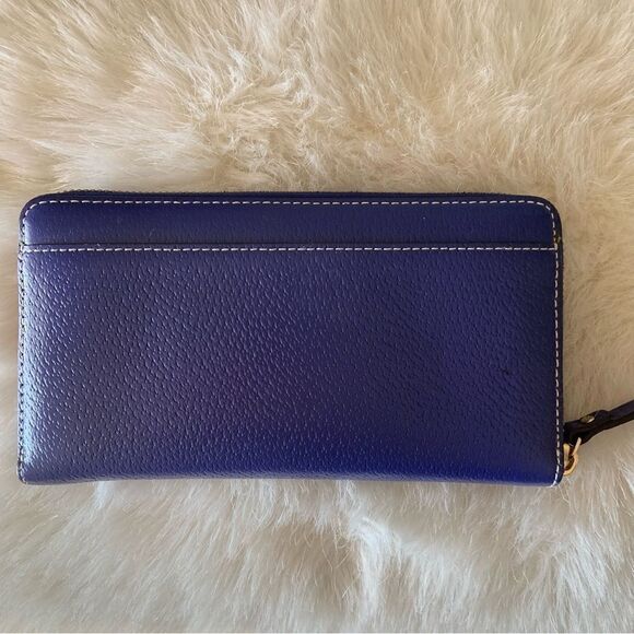 New ✨ KATE SPADE Wellesley Full Size Cobalt Blue Wallet - Picture 2 of 14